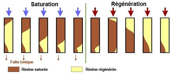 regeneration resine adoucisseur