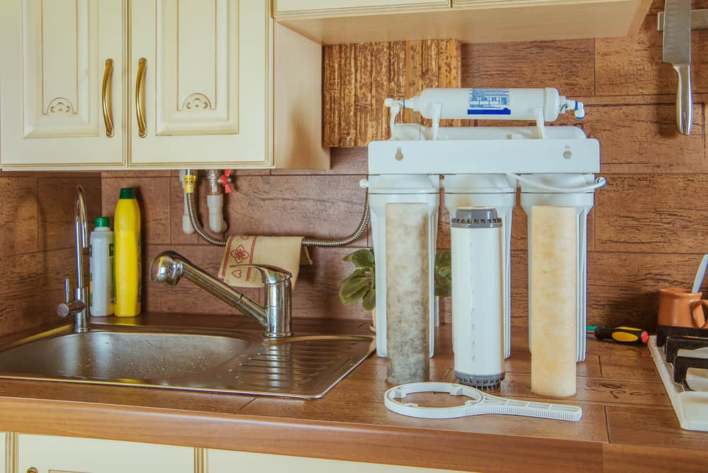 Filtre à eau du robinet d'évier pour purificateur d'eau du robinet de  cuisine, robinet