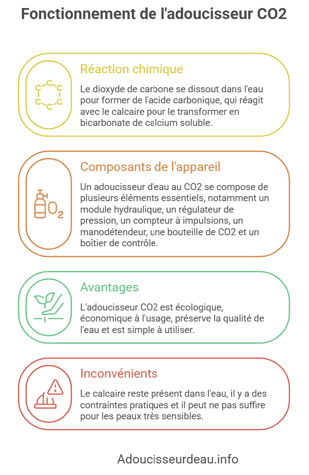 fonctionnement d'un adoucisseur d'eau au CO2 fonctionnement d'un adoucisseur d'eau au CO2